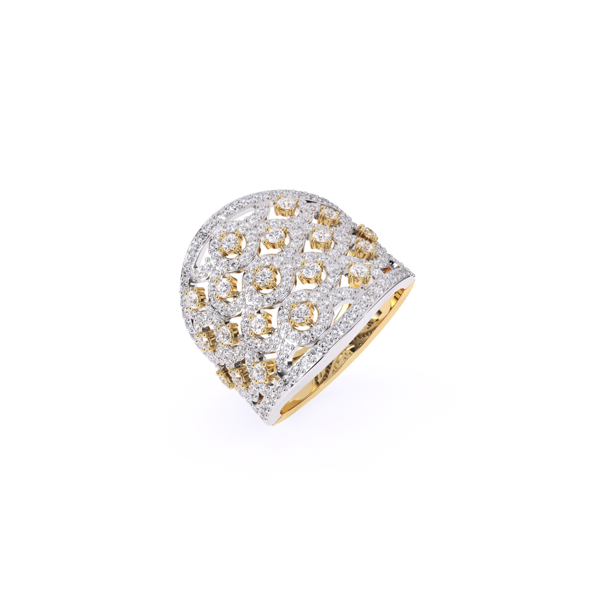 Luxury Round Cut Lab Grown Diamond Ring